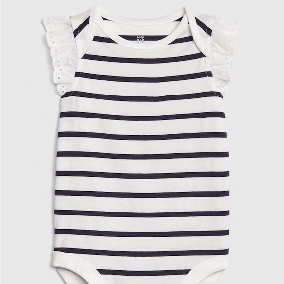 GAP Other - Baby GAP Eyelet Ruffle Bodysuit
Brand New with 🏷